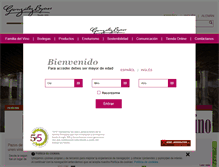 Tablet Screenshot of gonzalezbyass.com